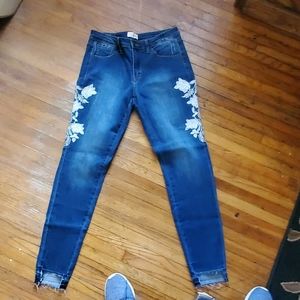Embroidered Jeans